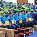 «Жасыл Ел» студенттік құрылыс және жастар отрядтары IX еңбек ауысымын жапты.